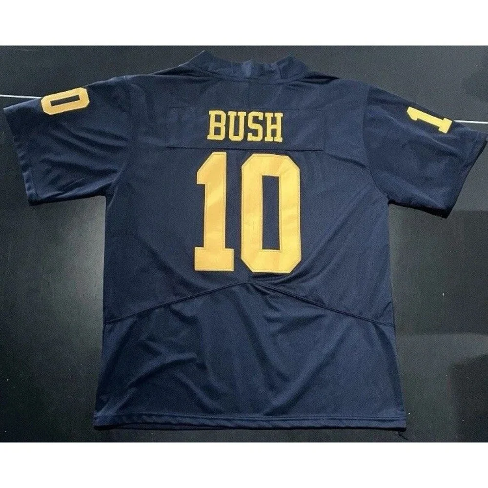 Devin Bush Men’s Jordan Size M #10 Michigan Wolverines Stitched Jersey